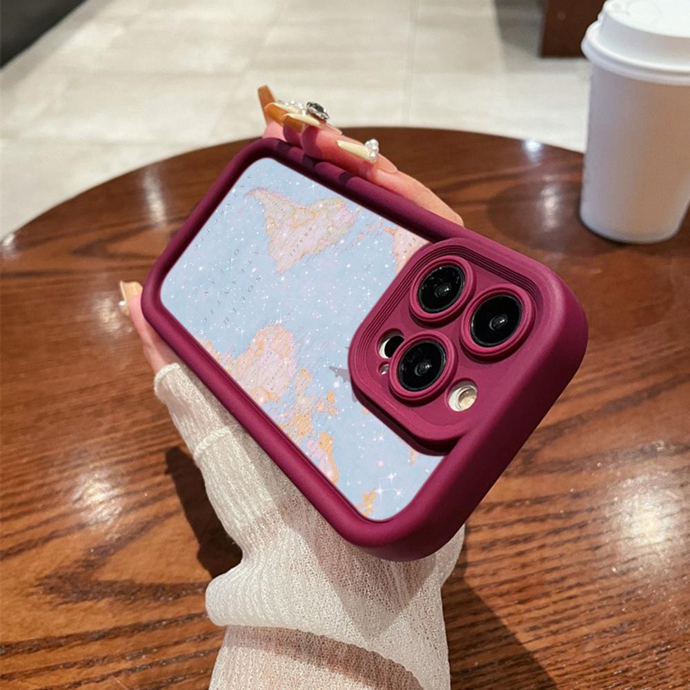 

LZ24 Карта траектории самолета искусство силиконовый чехол для телефона SamsungA15 A35 S24 S23 Ultra S22 S21 S20 FE A05 A06 A54 A55 A53 A14 M15 противоударный задний чехол Samsung M23 5G