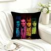Band M-Maneskin Square Double-Sided printed Pillow Case Bedroom Bedside Pillow Sofa Cushion Cover