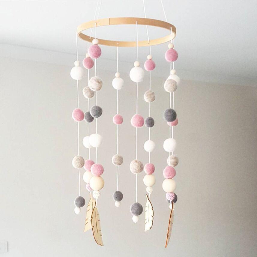 Nordic Tassel Wind Chime: Bedside Bell & Children's Room Decor – Perfect for Living Room, Shop Display, and Photography Props E18.