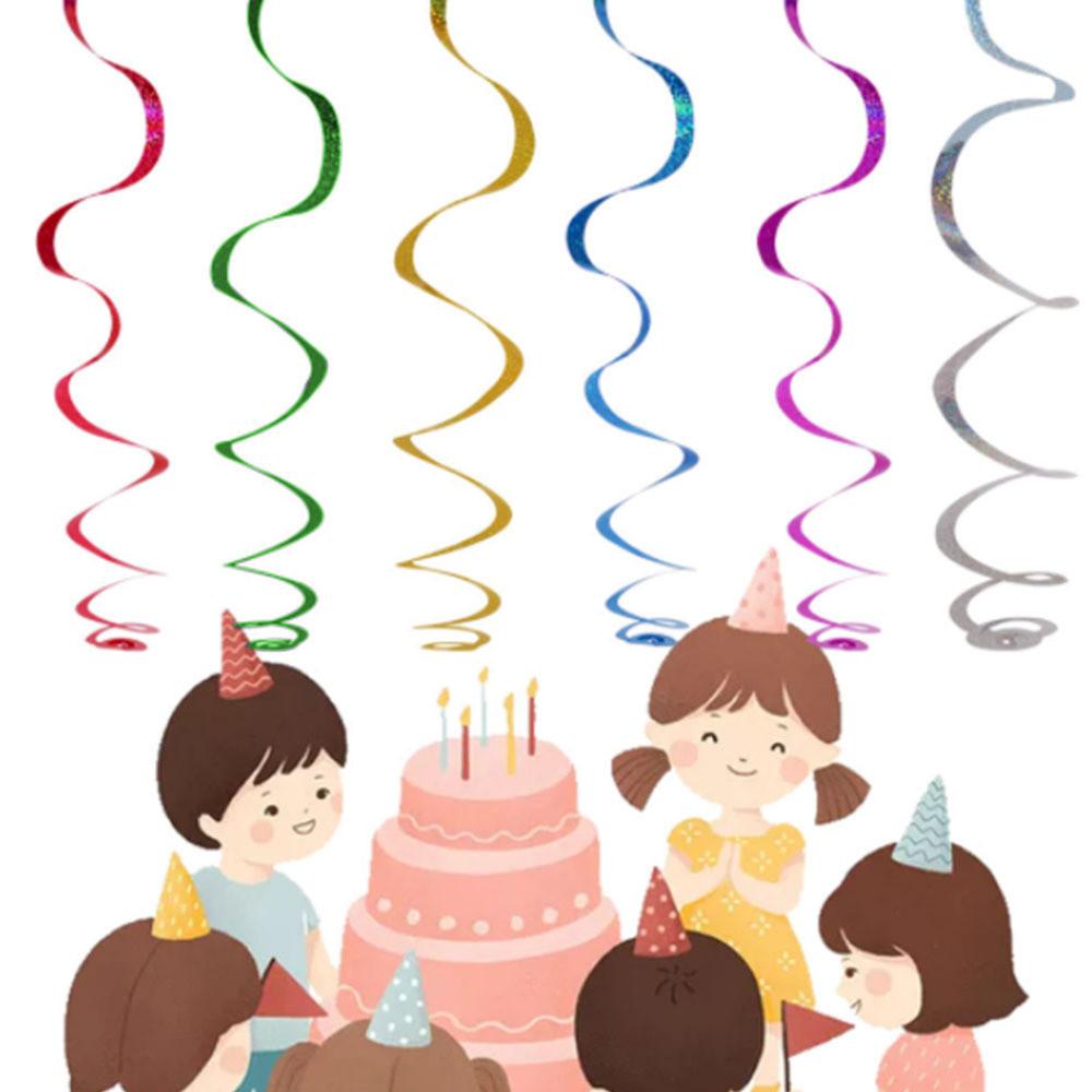 Spiral Elegant Pet Ceiling Decor For Birthday Parties And Childrens Celebrations