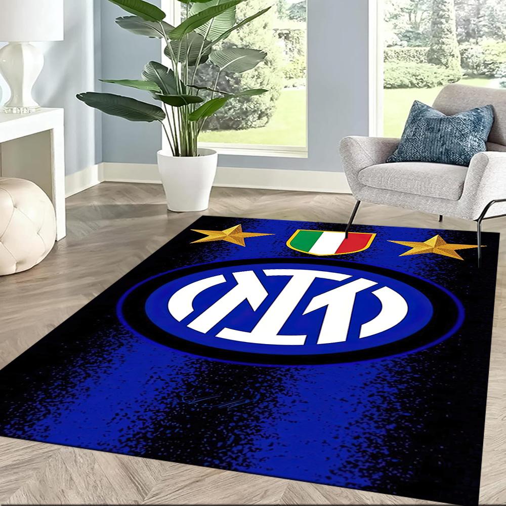 Inter Milan Carpet Suitable For Bedrooms Dormitory Decorate Room Dining Room Antislip Rug Office Home Decor Perfect Birthdaychristmas Gift Idea
