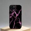 Cool lighting   Phone Case For iPhone 17, 16,15,14,13,12,11 Plus,Pro Max, Others Soft Black Cover