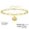 Cazador Sea Shell Double Chains Bracelets for Women Stainless Steel Summer Beach Holiday Jewelry Hand Bracelet Trend 2026 New