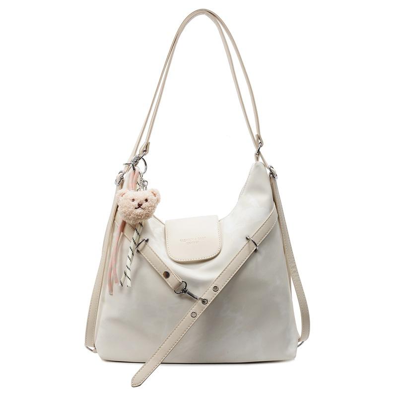 Popular casual high-end sense lightweight tote bag female versatile Spice Girl style multi-back commuter style backpack