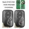 271451-0140 Smart Remote Fob for Lexus ES350 IS250 IS350 GS300 GS350 LS460 LS600h LX570 4D Chip 314.3/434MHz Proximity Car Key