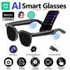 2026 KI Smart Brille 800W HD Pixel Kamera Videoaufnahme Outdoor Sport Sonnenbrille Übersetzung Sprachanruf Bluetooth Upgrade Brille Musik Wiedergabe