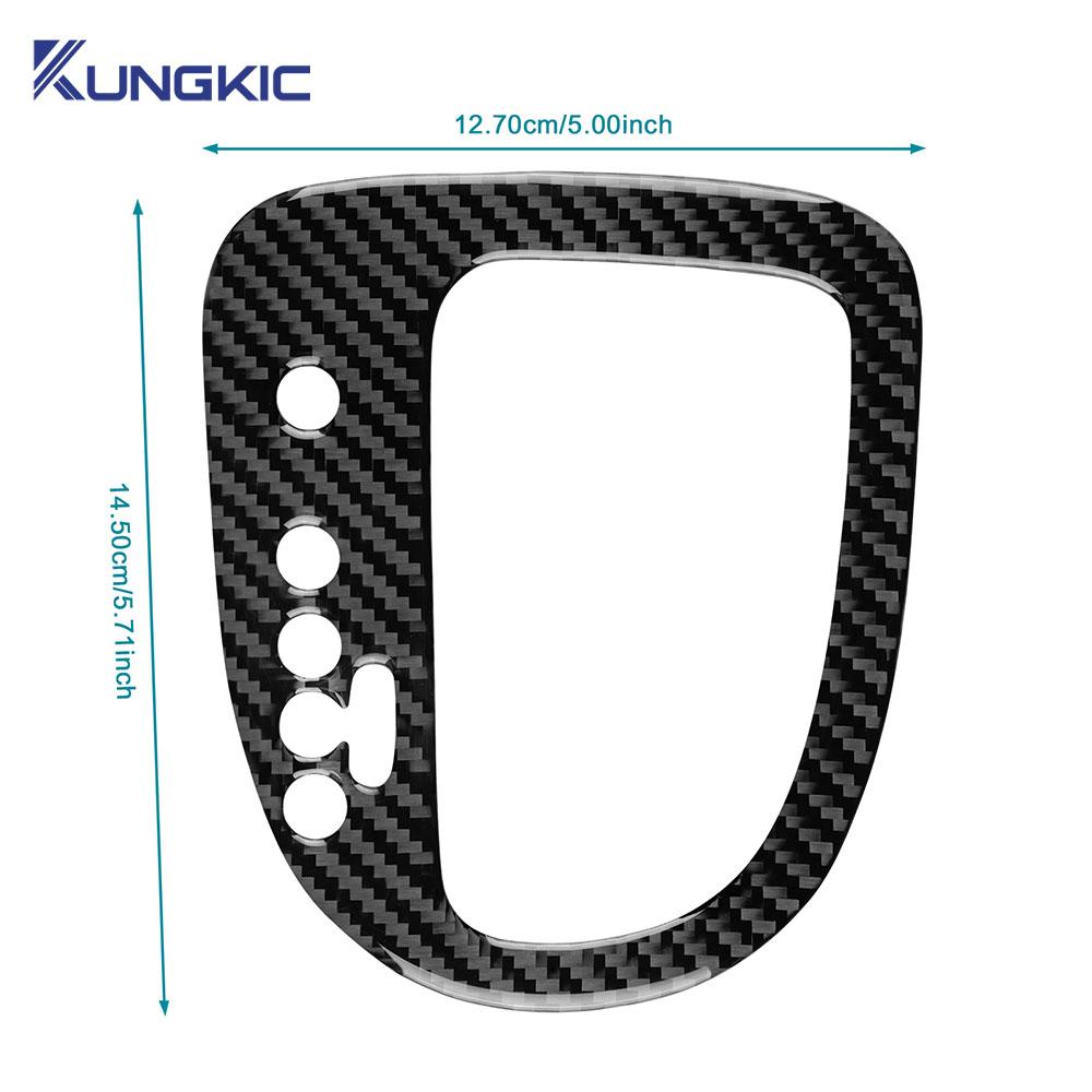 For Seat Leon 2005 2006 2007 2008 2009 2010 2011 2012 Real Soft Carbon Fiber Sticker LHD RHD Car Inner Gear Shift Panel Trim