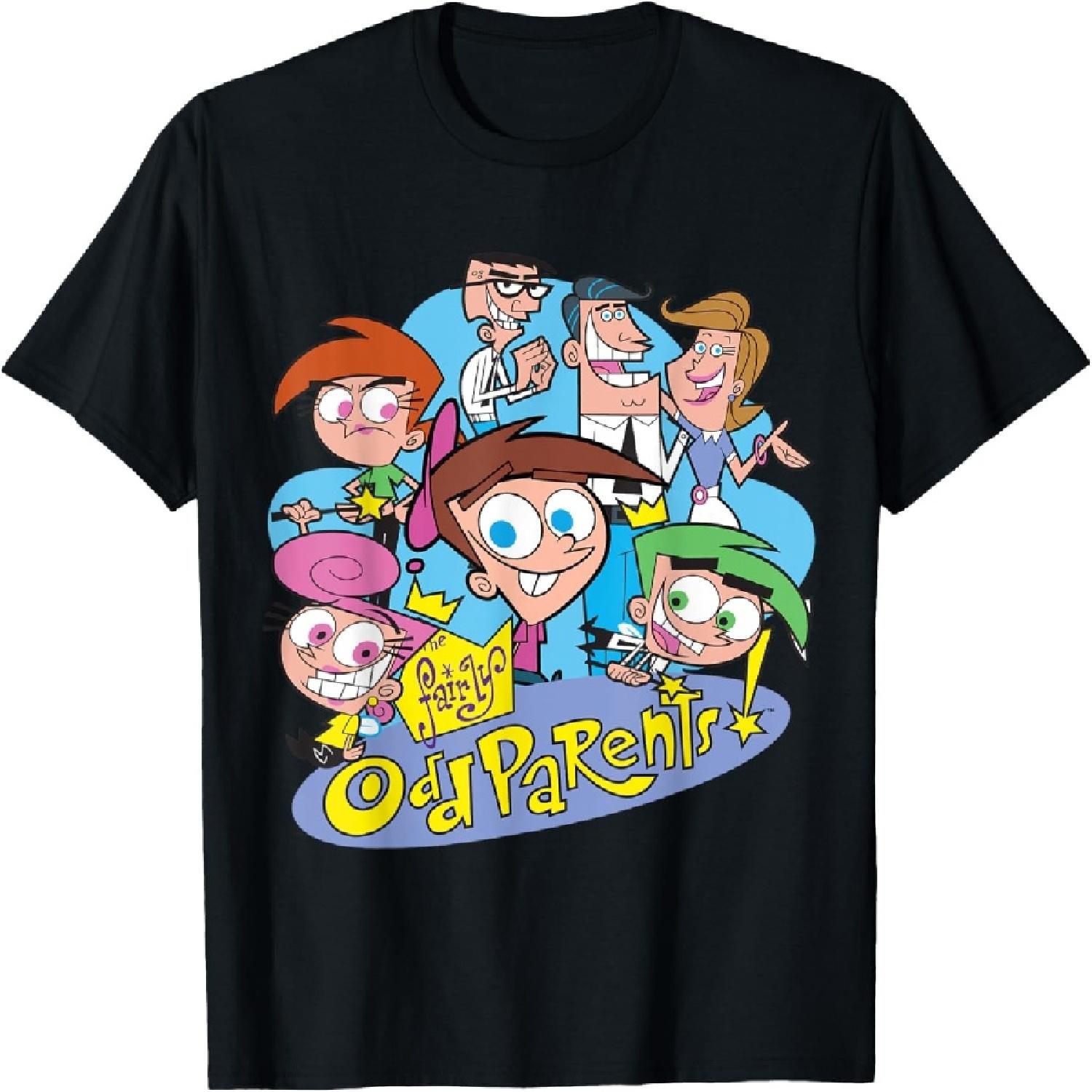 Nickelodeon The Fairly Oddparents Cast T-Shirt S