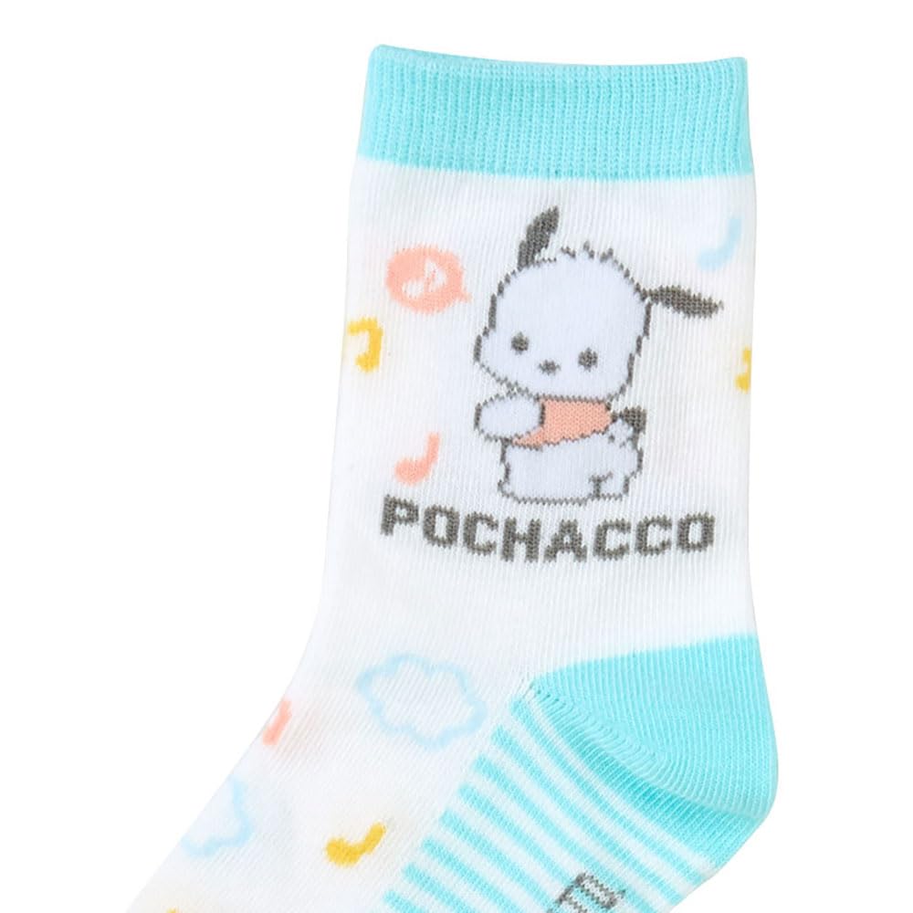 Sanrio Sanrio Kids Socks 3 Pair Set Socks Pochacco Pochacco Character 456357 SANRIO (SANRIO) 16-18cm