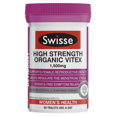 Swisse Hohe Dosis natürliches Mönchspfeffer 1500mg 60 Tabletten