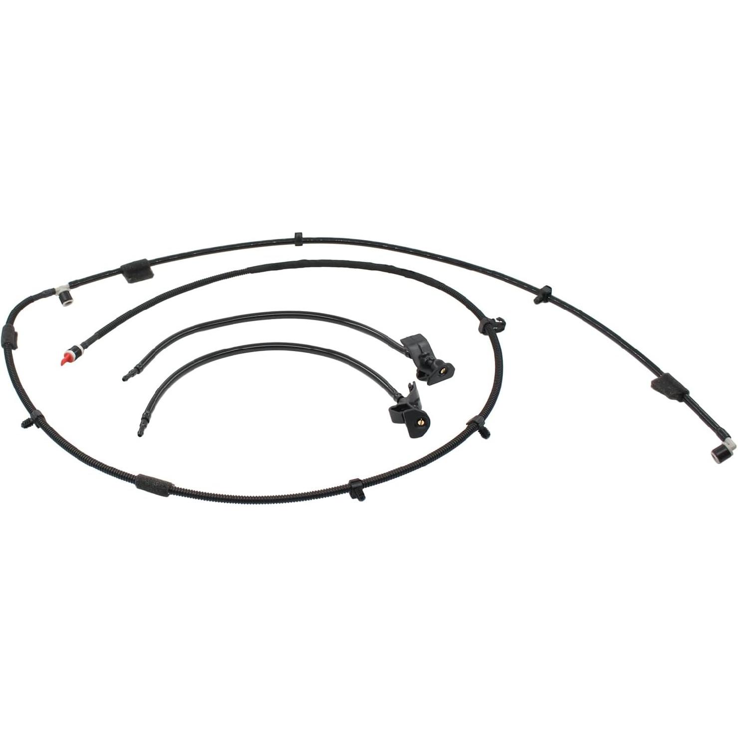 Windshield Washer Upper Hose and Wiper Washer Nozzle Sprayer Jets for Ford Explorer 2011-2015