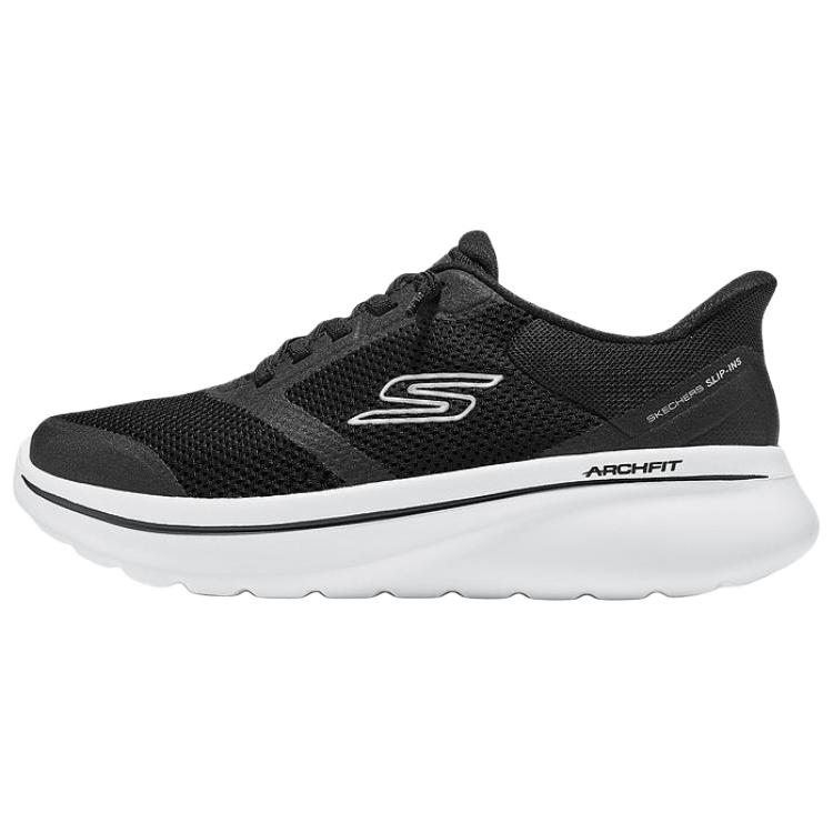 Skechers Go Walk Comfortable Versatile Walking Shoes Women sneaker Black 125853-BKW 35