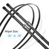 Car Front Wiper Blades For BMW X5 G05 Accessories G18 F95  -2025 Durable Windshield Windscreen Wipers Blades Strip Tools
