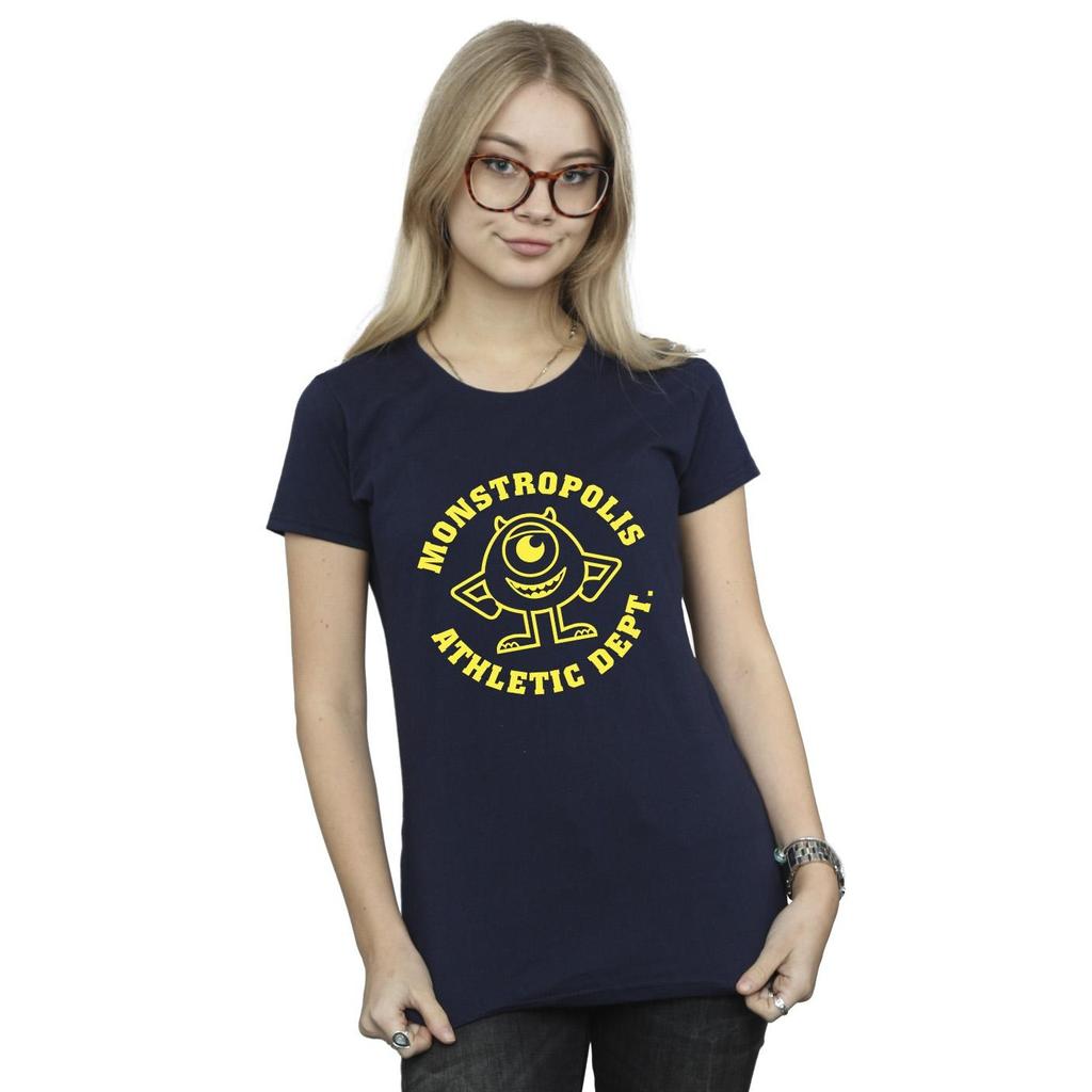Disney Womens/Ladies Monsters University Monstropolis Cotton T-Shirt