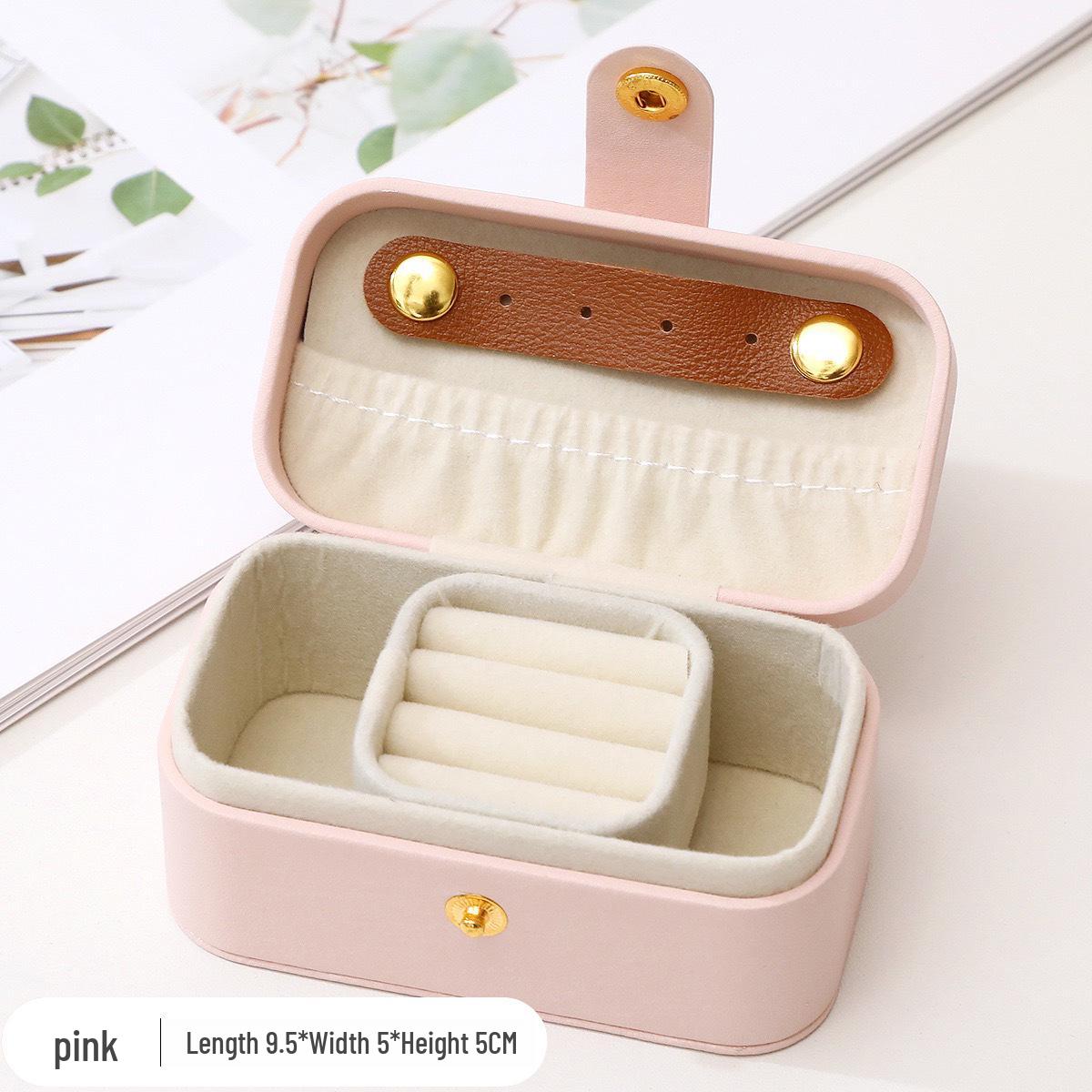 

Компактная дорожная шкатулка для украшений для колец и серег