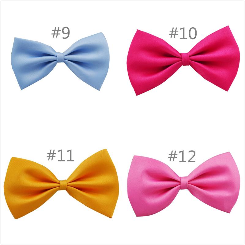 Brand New Fashion Baby Boy Kid Child Infant Solid Color Wedding Tuxedo Multicolor Bowties Bow Tie Neckwear Brand New