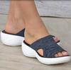Slippers Women Casual  Open Toe Breathable Outdoor Beach Platform Sandals Plus Size Solid Color Wedges Shoes Sandalias 2025