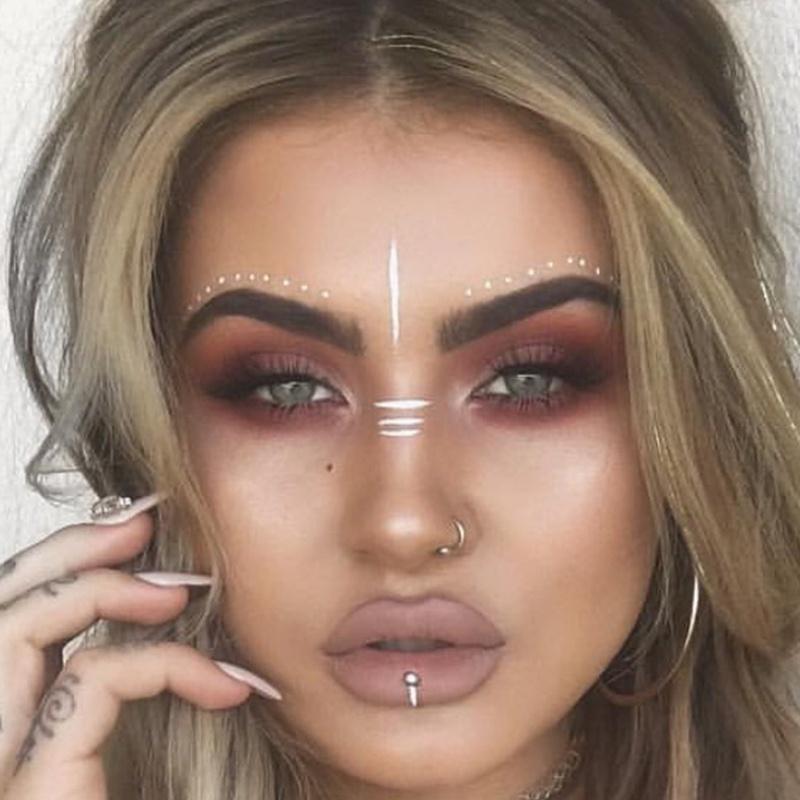 1 Stk Face Tattoo Stickers Spot Water Transfer Stickers Eye Glitter Freckles Hot Gold Face Eye Pasta Personality Decoration