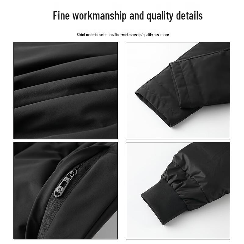 Debinze Men's Plus Size Winter Down Casual Trousers