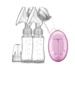 Double Electric Breast Pumps Powerful Nipple Suction USB Electric Breast Pump with Baby Milk Bottle Cold Heat Pad Nippl