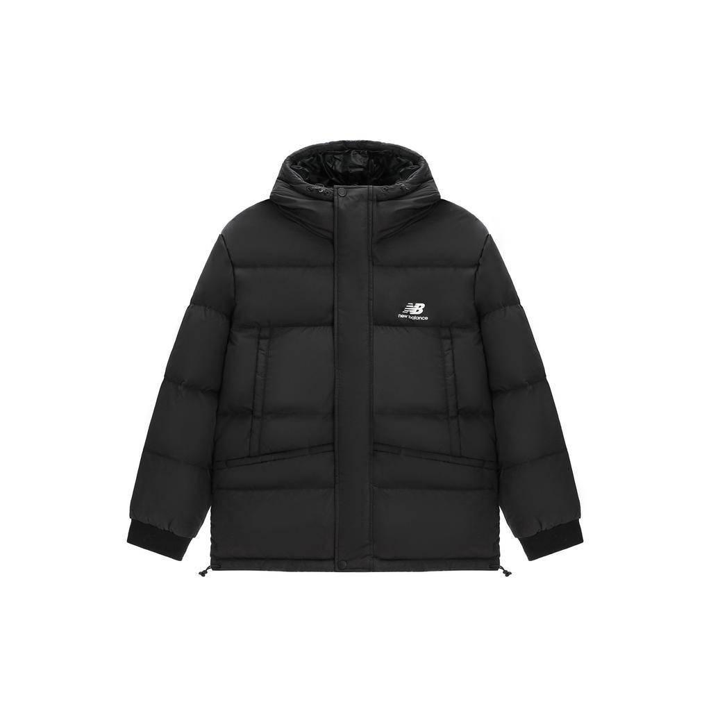 New Balance Winter Padded Down Jackets Men's Black Hooded Moderate Other AMJ23344-BK