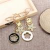 Four Leaf Clover Love Bag Charm Crystal Flower Beautiful Luxury Bag Pendant for Women Men Decoration Gifts Bag Charm