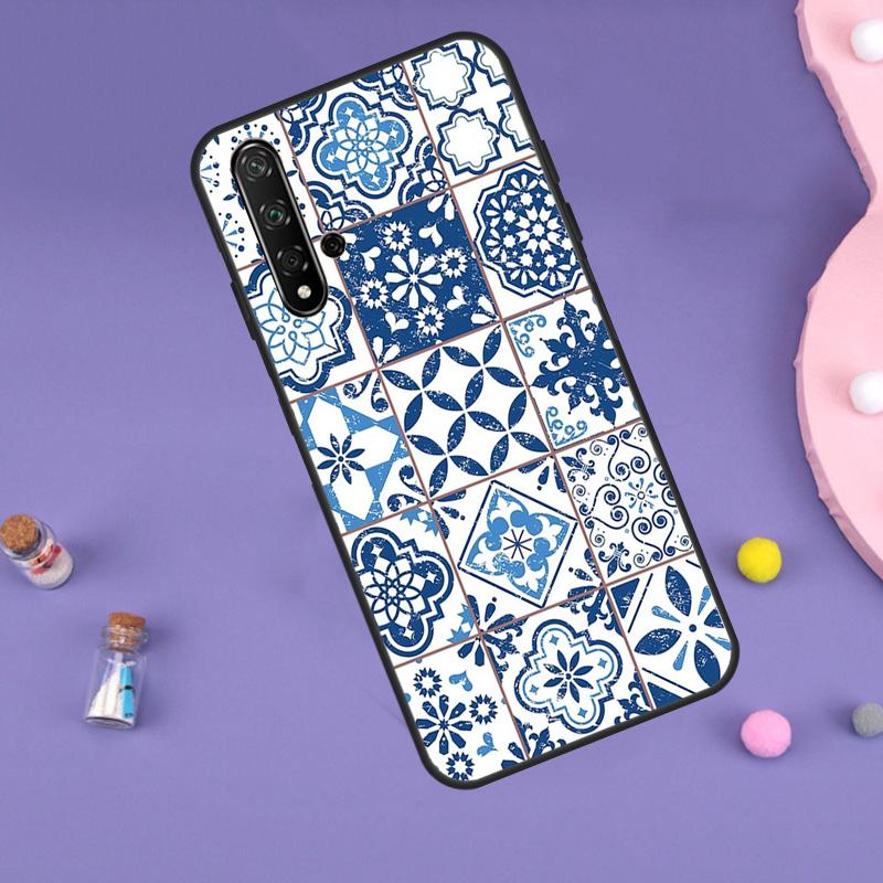 Moroccan Pattern For Huawei Nova 11i 12i 8i 7i 3i 9 10 SE Y60 Y61 Y70 Y72 Y73 Y90 Y91 P20 P30 P40 Lite Case