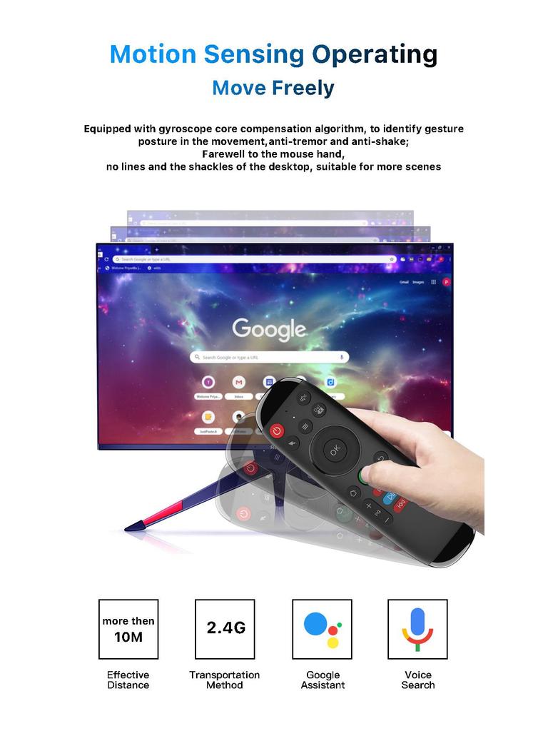 M6 Flying Mouse 2.4G Wireless Keyboard & Mouse for TV Box Set-Top Box Remote Control Mini