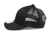 New Era Trucker Cap Low Profile Snapback Black/Black