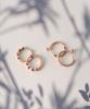 J-Rahel [14K/18K Gold] One-Touch Volume Earrings
