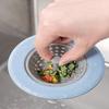 Kitchen Sink Strainer Wide Application Easy to Clean Durable Silicone Easy Install Silica Gel Silicone Sink Drain, Blue