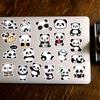 50PCS Cartoon Cute Panda Stickers Aesthetics PVC Stationery Children's Sketchbook Notebook Diary Decoration Scrapbook Supplies