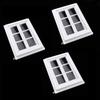 Handmade Wood Window Furnishings for Doll Room/ Bedroom/ Dining Room, 3pcs Set
