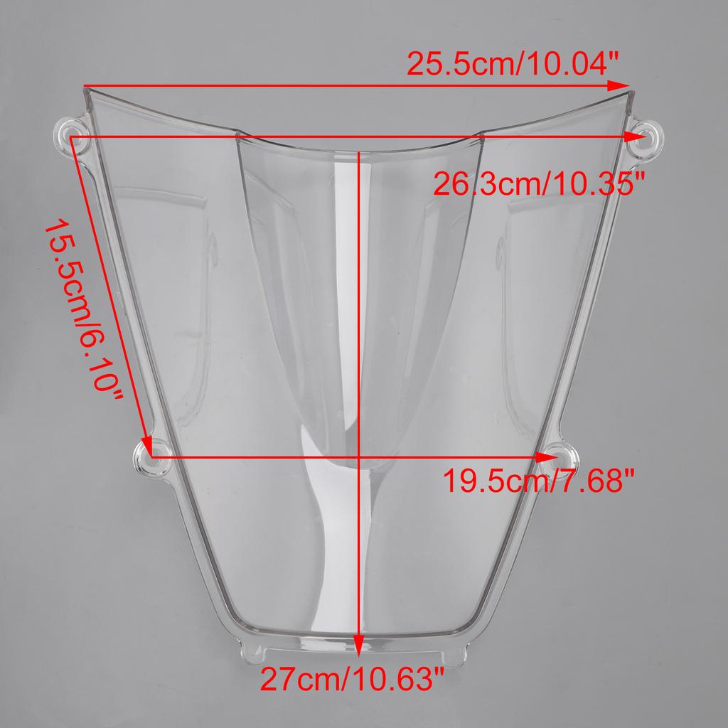 Windshield WindScreen fit for HONDA CBR600RR 2021-2025 Clear