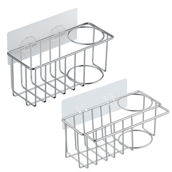 Suport Burete Organizator Caddy pentru Chiuveta de Bucătărie Capacitate Portantă Mare Design Gol Ușor de Instalat Raft Organizator Caddy pentru Chiuvetă