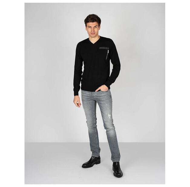 Свитер Les Hommes Fit Jumper In Fine Gage Pocket With Zip EU 3XL