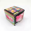 Color Streak Cube Shaped Maltose Squishy Toy, Super Soft Slow Rising Squeeze Toy, Stress Vent Relief Sensory Toy For Daily Relax