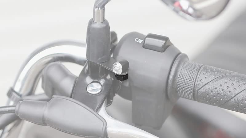 Kijima Motorcycle Bike Parts Washer & Nut Set for Nano Lamp M6 2 Pieces Black 217-5023