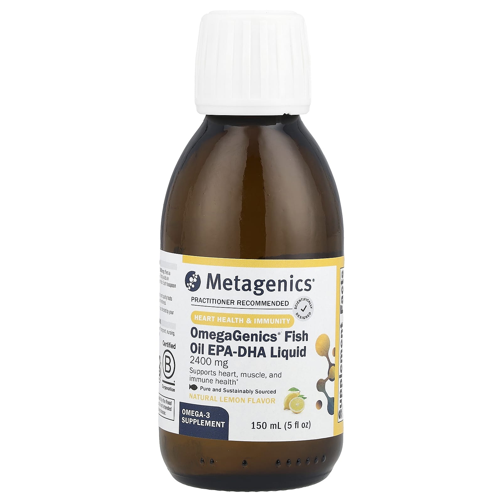 

Omegagenics Epa-Dha 2400. Natural Lemon, 150Ml(5Fl Oz)