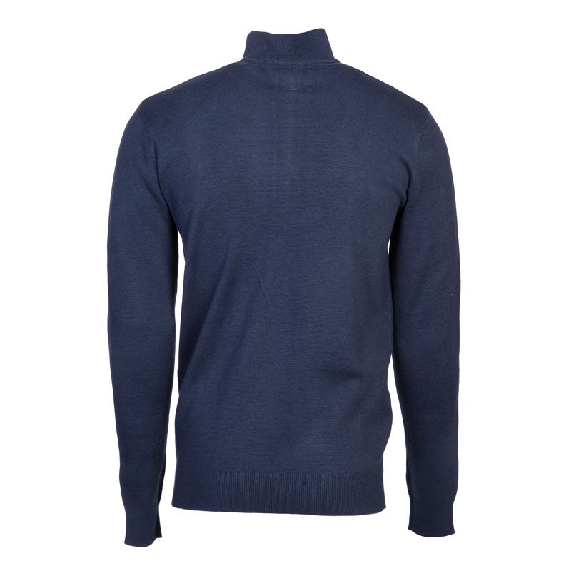 Men's Fitted Cotton Zip-Neck Sweater BILL TORNADE