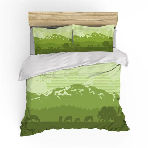 

Коровьего крупного рогатого скота, одноместное/двойное/Королевское/Королевское покрывало для кровати/комплект пододеяльников/дуна/пододеяльника Single 135x200cm