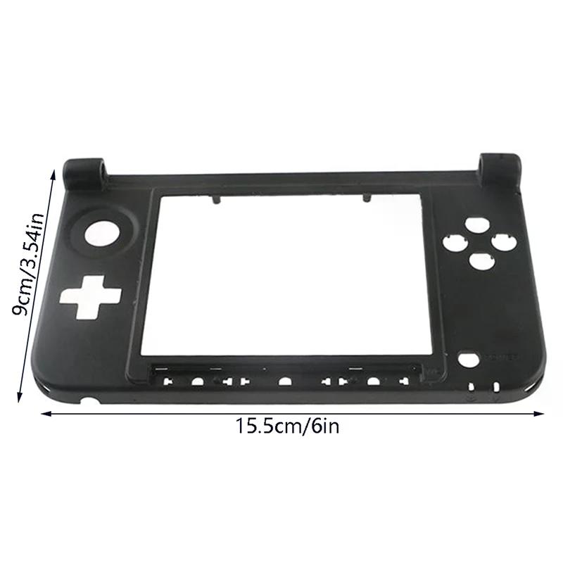 50PA Compatible con 3DS XL LL Pieza de Bisagra de Repuesto Carcasa de Marco Medio Inferior para Carcasa de Consola de Juegos 3dsxl