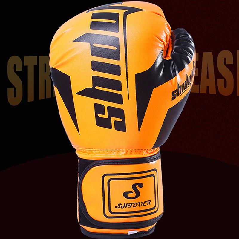 6/10 Oz Pu Breathable Children'S Adult Professional Sanda, Muay Thai, Taekwondo Neutral Breathable Boxing Gloves