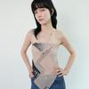 Ellonarc Nude Mesh Scarf_beige