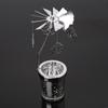 62KD Rotating Tea Light Holder Spinning Tealight Stand Candleholders Wedding