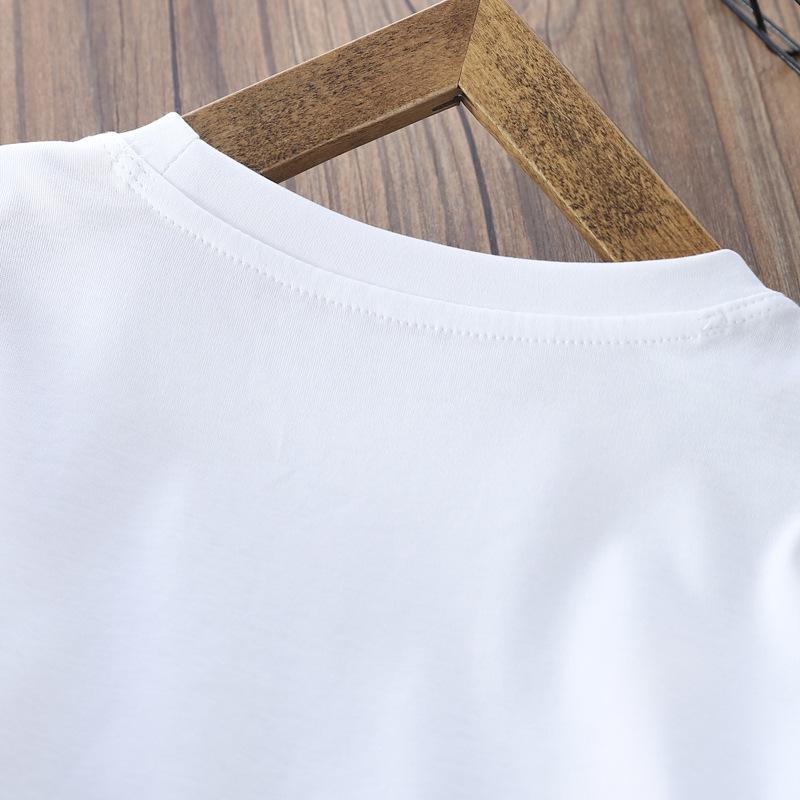 2025 Autumn Big Kids Banana Print Fake Two-Piece Casual T-Shirt