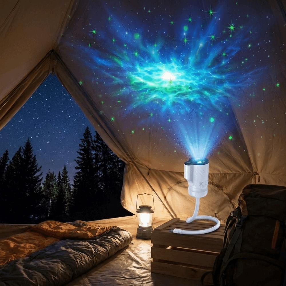 Multiple Scenes LED USB Projector Light Adjustable Brightness Starry Sky Lamp Immersive Atmosphere
