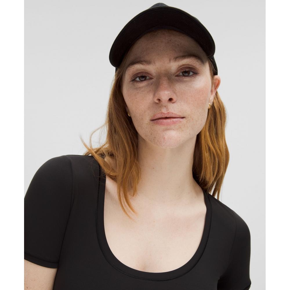 Lullulemon Wondermost Ultra Soft Nulu Scoop Neck T-Shirt Blk