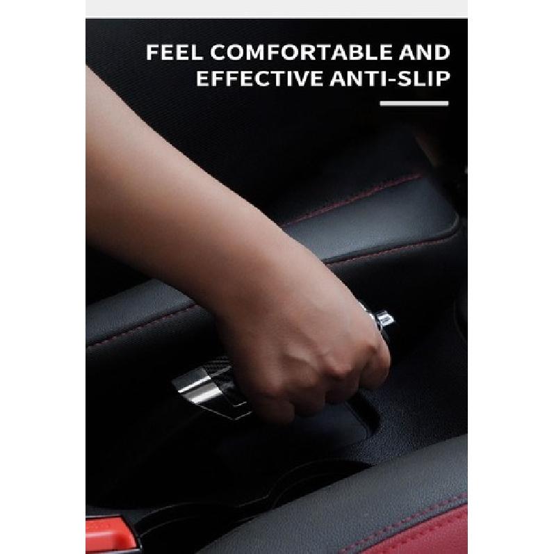 Car Hand Brake Cover Protector Carbon Fiber Style Decor For Interior Accessories