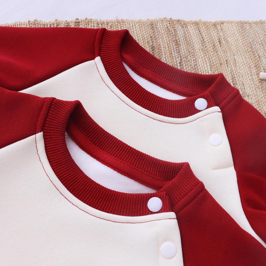 2025 Autumn/Winter Minimalist Family Sweatshirts: Heart Smiley Design for Mother & Child, Mother-Daughter/Son Plus Velvet